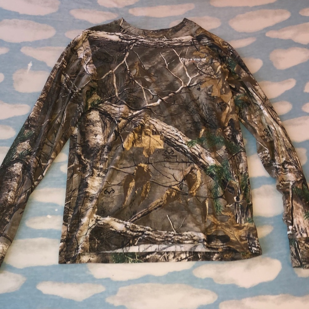 Camo long sleeve shirt